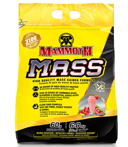 Zdjęcie oferty: Mammoth Mass GAINER 6.8 kg TRUSKAWKA