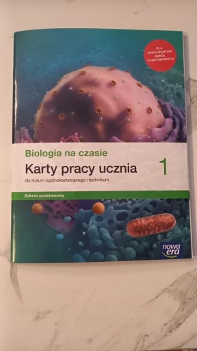 Zdjęcie oferty: Biologia na czasie 1. Karty pracy ucznia 