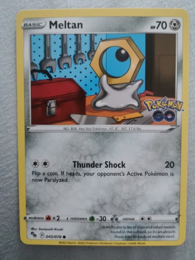 Zdjęcie oferty: Meltan 045/078 PGO / Karty Pokemon 