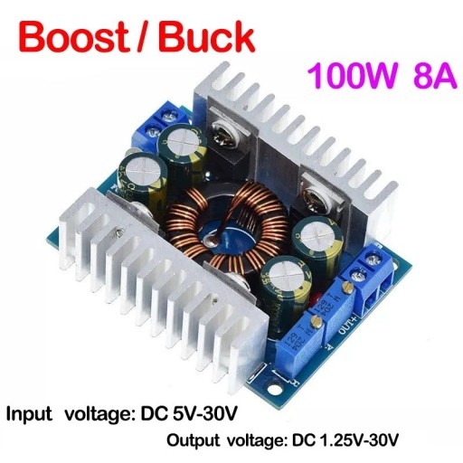 Zdjęcie oferty: PRZETWORNICA ZASILACZ DC 5-30 V do 1,25-30 V 8A STEP-UPDOWN DC-DC