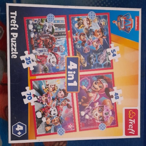 Zdjęcie oferty: Puzzle 4 w 1 psi patrol