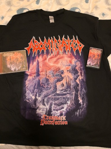 Zdjęcie oferty: Koszulka Abominated Xl t-shirt + CD + kaseta