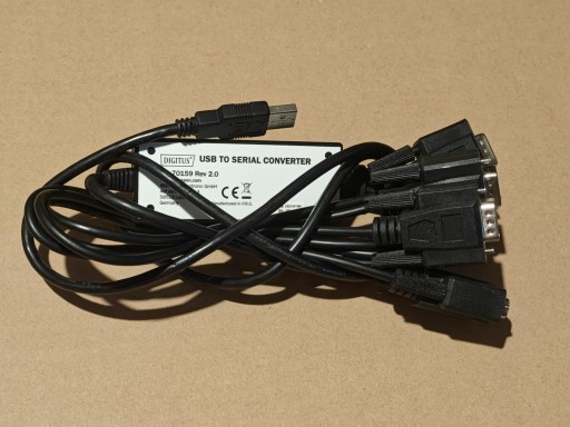 Zdjęcie oferty: Konwerter USB 2.0  4xRS232 DIGITUS  DA-70159 