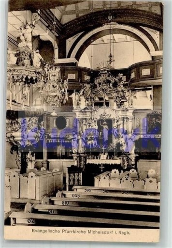 Zdjęcie oferty: MISZKOWICE 1936 Michelsdorf Evgl. Pfarrkirche