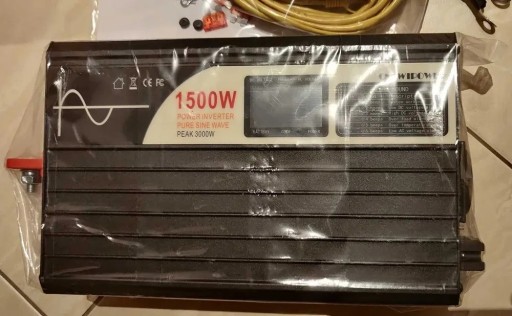 Zdjęcie oferty: Falownik/przetwornica 12/230V czysty sinus 1500W