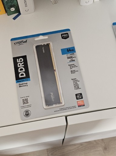 Zdjęcie oferty: Ddr5 crucial pro 64gb nowe 5600mhz