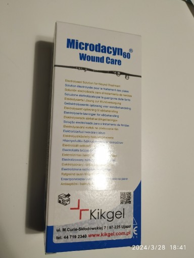 Zdjęcie oferty: Microdacyn 60 wound care 100ml Sonoma