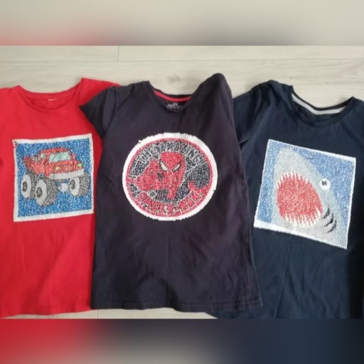 Zdjęcie oferty: bluzka koszulka tshirt c&a cekiny 128