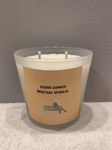 Zdjęcie oferty: Świeczka sojowa zapachowa prezent "Słodki zapach spokoju"