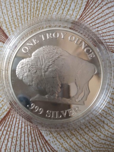Zdjęcie oferty: Buffalo Bizon srebrna moneta/round