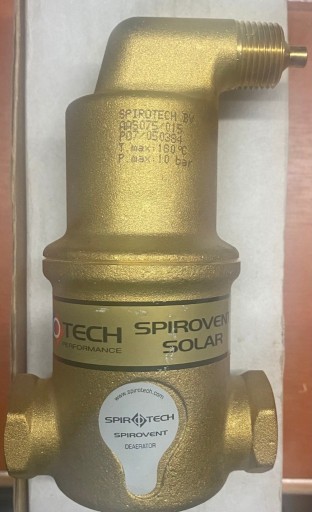 Zdjęcie oferty: Separator powietrza Spirovent SOLAR Autoclose 3/4"