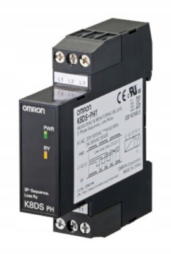 Zdjęcie oferty: Przekaźnik kontroli i zaniku faz Omron K8DS-PH1