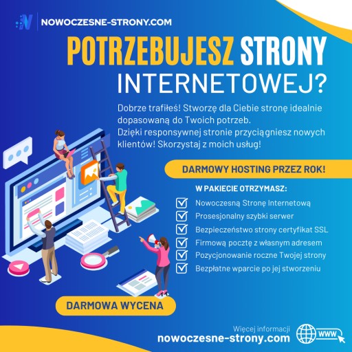 Zdjęcie oferty: Nowoczesne Strony Internetowe | Pozycjonowanie