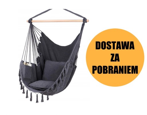 Zdjęcie oferty: Hamak Krzesło Brazylijskie 2 Poduchy XXL 