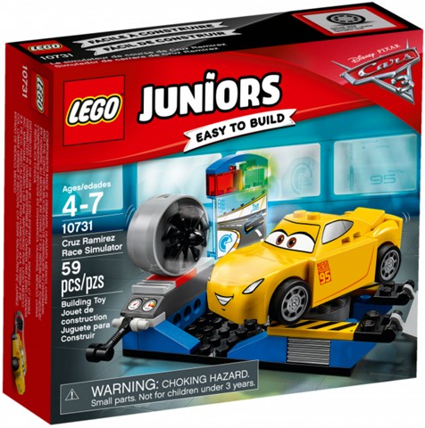 Zdjęcie oferty: LEGO Juniors 10731 - Auta 3 - Symulator wyścigu Cruz Ramirez
