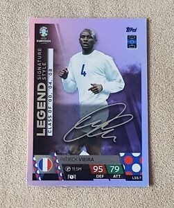 Zdjęcie oferty: EURO 2024 TOPPS MATCH ATTAX LEGEND SIGNATURE STYLE PATRICK VIEIRA