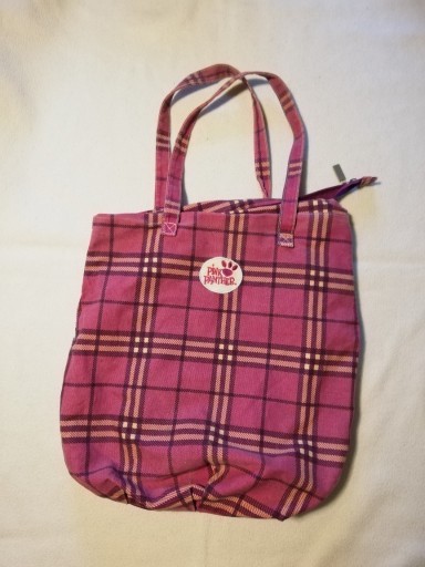 Zdjęcie oferty: Różowa torba PINK PANTHER w kratkę