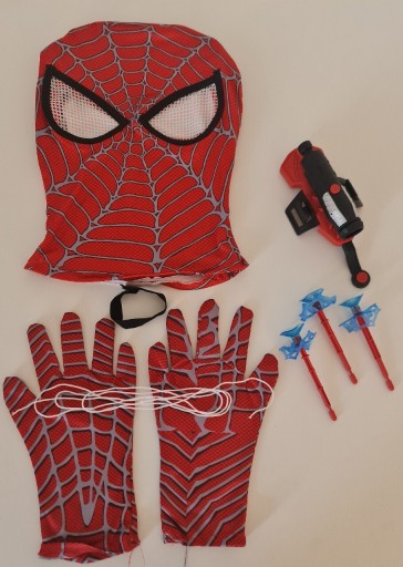 Zdjęcie oferty: Zestaw Spider-Mana - maska ,rękawice, wyrzutnia