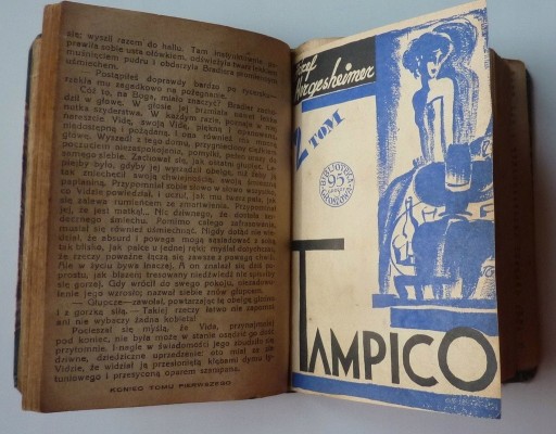 Zdjęcie oferty: TAMPICO powieść meksykańska J. Hergesheimer 1927r