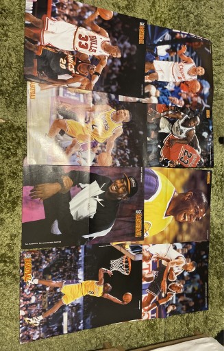 Zdjęcie oferty: Plakaty Gwiazdy NBA 42x29 dwustronne pakiet 2