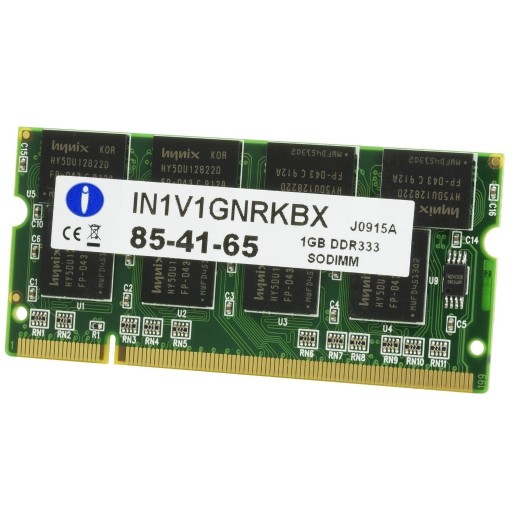 Zdjęcie oferty: Pamięć laptopowa Integral 1GB DDR PC2700 333MHz
