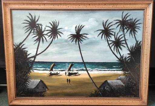 Zdjęcie oferty: Obraz ręcznie malowany Karaiby 