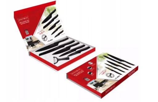 Zdjęcie oferty: Zestaw noży plus obieraczka w pudełku Royaltyline