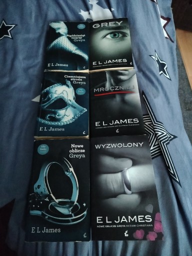 Zdjęcie oferty: E L James Trylogia Greya pakiet 6 książek 