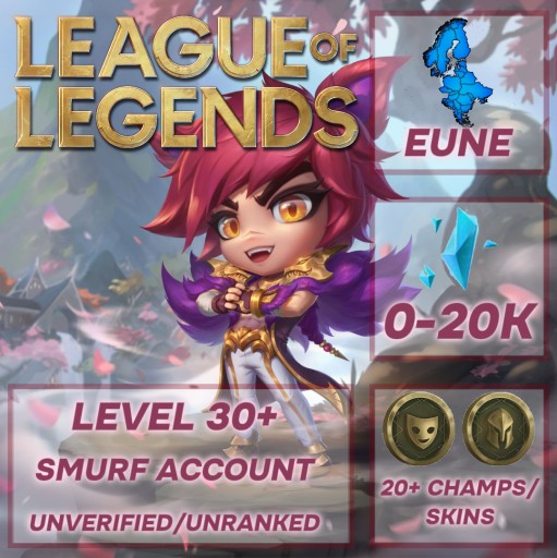 Zdjęcie oferty: KONTO LEAUGE OF LEGENDS LOL 30LVL SMURF EUNE 20KBE