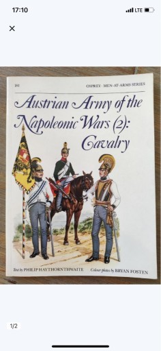Zdjęcie oferty: Osprey Men-At-Arms Austrian Army Napoleonic Wars