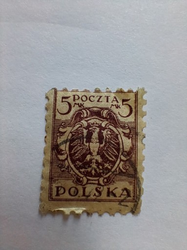 Zdjęcie oferty: Znaczki II RP 5 marek polskich kasowany