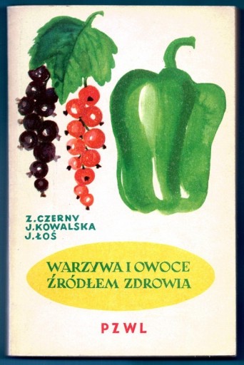 Zdjęcie oferty: Warzywa owoce źródłem zdrowia Czerny Kowalska Łoś