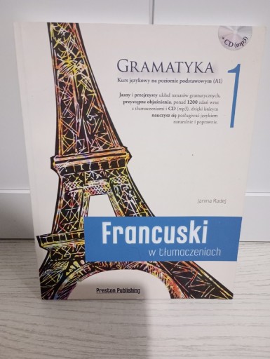 Zdjęcie oferty: Gramatyka 1  francuski  w tłumaczeniach 
