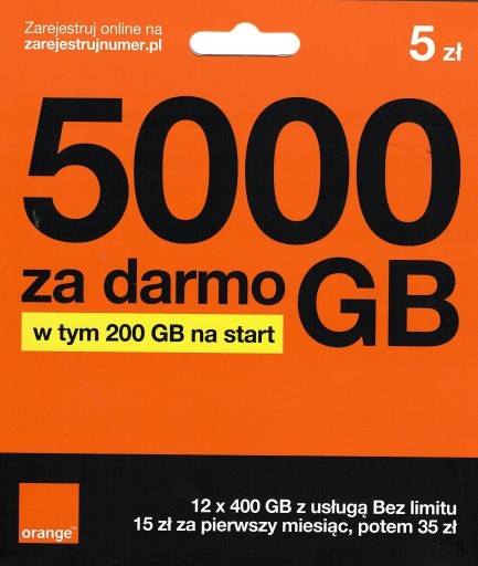 Zdjęcie oferty: Hurt 100 sztuk Starter Orange 5 Negocjuj Cenę