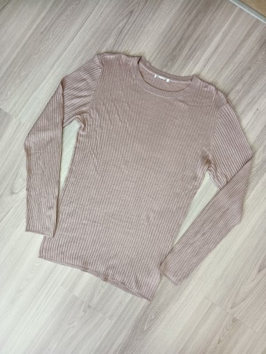 Zdjęcie oferty: Sweter sweterek beżowy łososiowy cienki