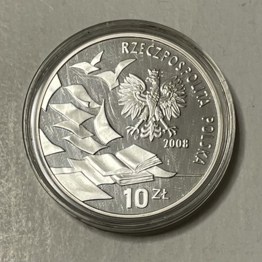 Zdjęcie oferty: Moneta Polska 10 złotych 2008 rocznica Marca '68