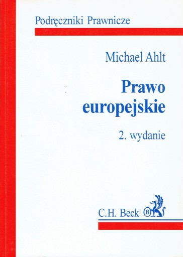 Zdjęcie oferty: Prawo europejskie - Michael Ahlt