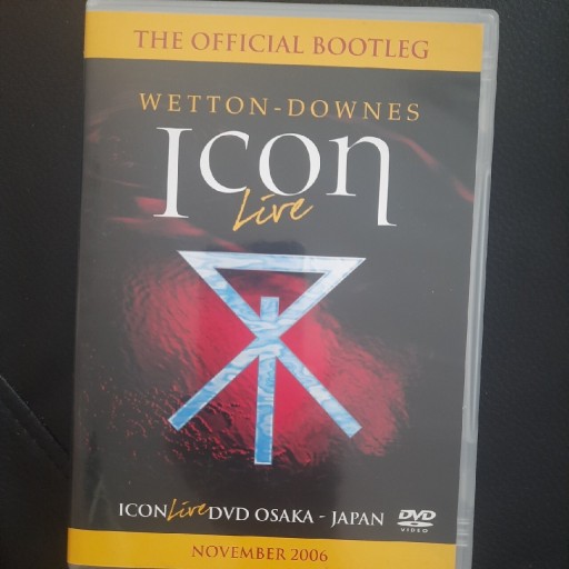 Zdjęcie oferty: Wetton-Downes ICON live DVD Osaka bootleg ( Asia)