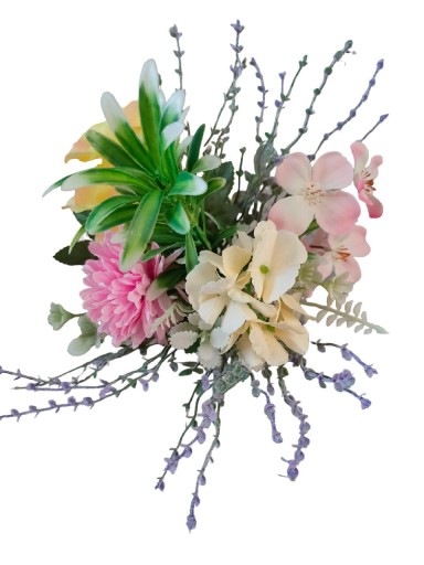 Zdjęcie oferty: Bukiet kwiatów kompozycja szklany wazon