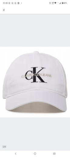 Zdjęcie oferty: Czapka z daszkiem Calvin klein damska biała