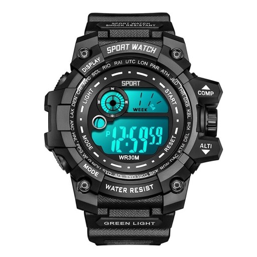 Zdjęcie oferty: Zegarek męski elektroniczny sportowy wojskowy LED