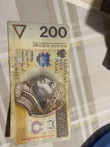 Zdjęcie oferty: 200 złotych numer seria