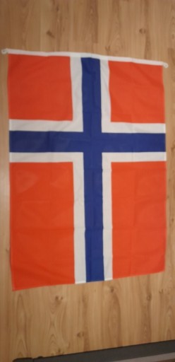 Zdjęcie oferty: Flaga Norwegii- duża ok 100x138