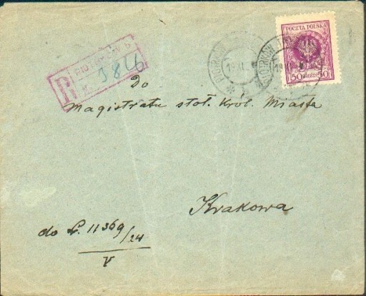 Zdjęcie oferty: 1924 - Piotrków Trybunalski - polecony 