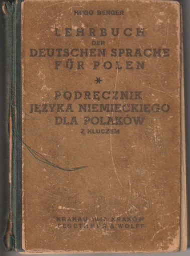 Zdjęcie oferty: Podręcznik języka niemieckiego dla Polaków 1940
