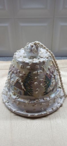 Zdjęcie oferty: Dzwonek świąteczny ceramiczny duży
