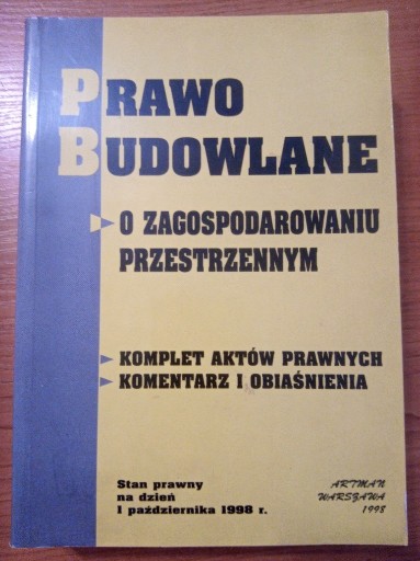 Zdjęcie oferty: Tadeusz Fijałkowski "Prawo Budowlane"