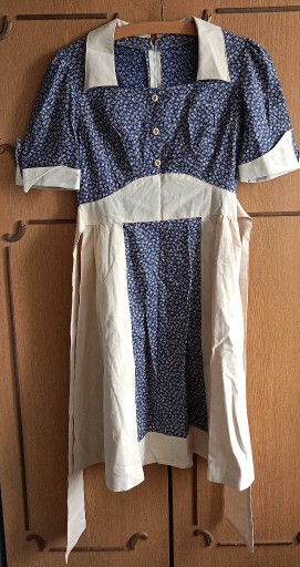 Zdjęcie oferty: Sukienka kopertowa real vintage retro bawełna S-M