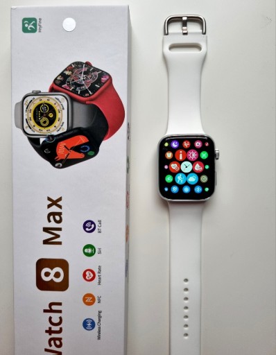 Zdjęcie oferty: Smartwatch S8 Max biały *Bluetooth 