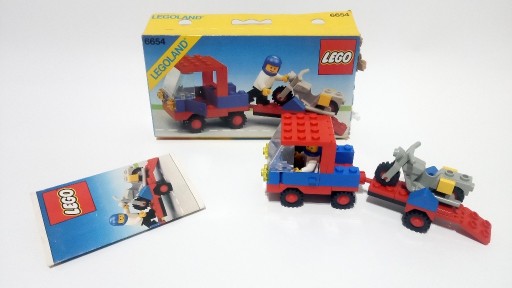 Zdjęcie oferty: LEGO Classic Town 6654 Motorcycle Transport 1983